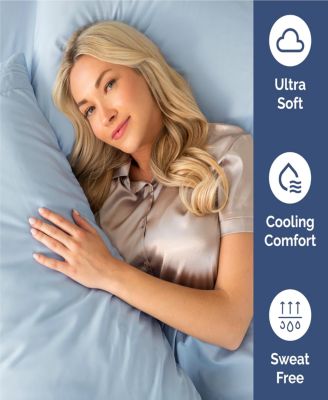 4 Piece Deep Pocket Microfiber (Muted, Vibrant, Heathered) Sheet Set - Queen