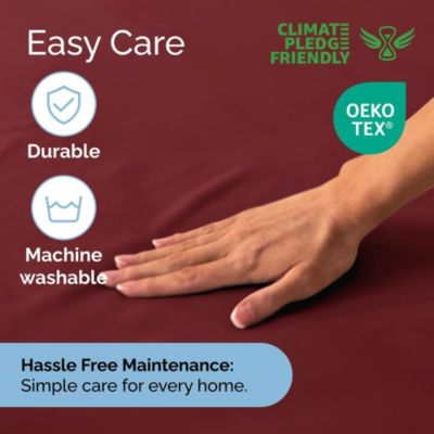 Extra Deep Pocket 18 - 24 Inch Microfiber Fitted Sheet - Queen