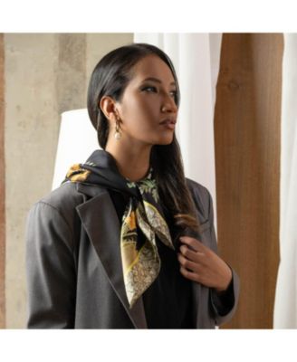 Fantasia - Hand Rolled Silk Foulard for Women