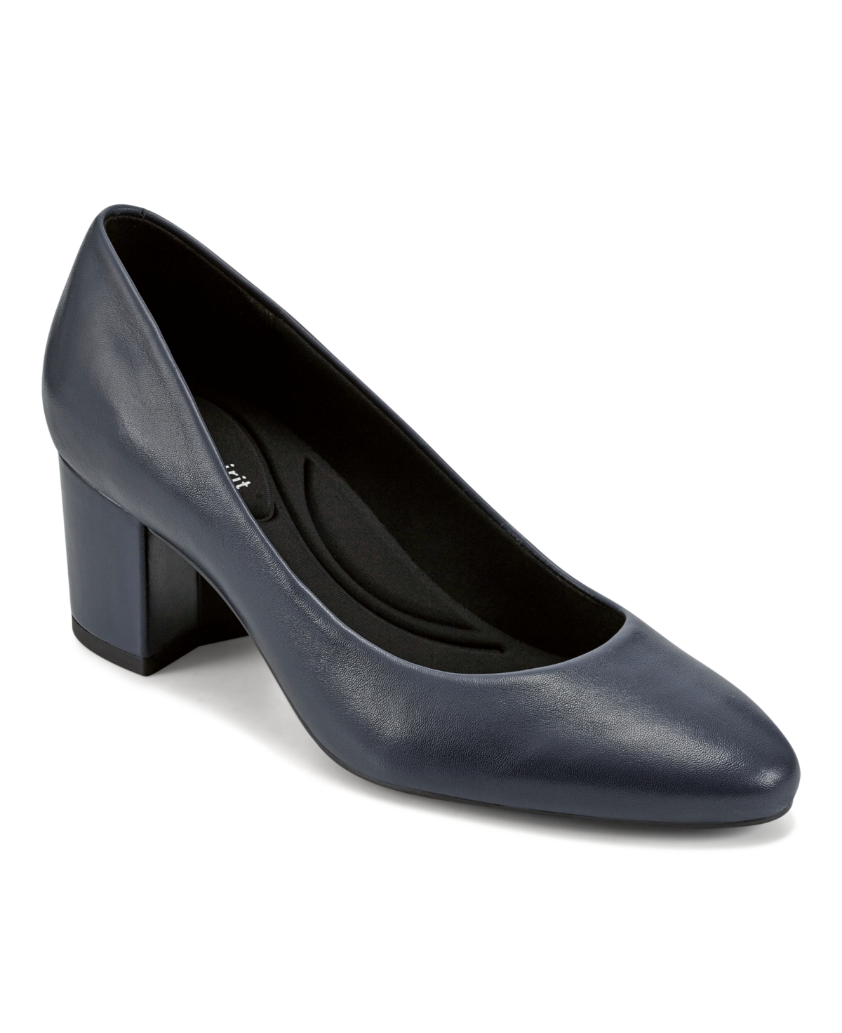 Women's Eflex Cosma Slip-on Block Heel Dress Pumps - Light Blue Patent Leather