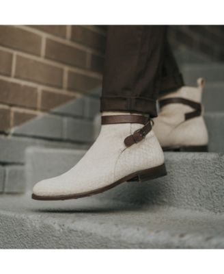 Taft Dylan Jodhpur Chelsea Boots Men\'s Us 10-10.5. EU 44 Beige Suede Pull On Taft Men main image 4