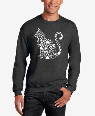 Cat Claws - Men's Word Art Crewneck Sweatshirt