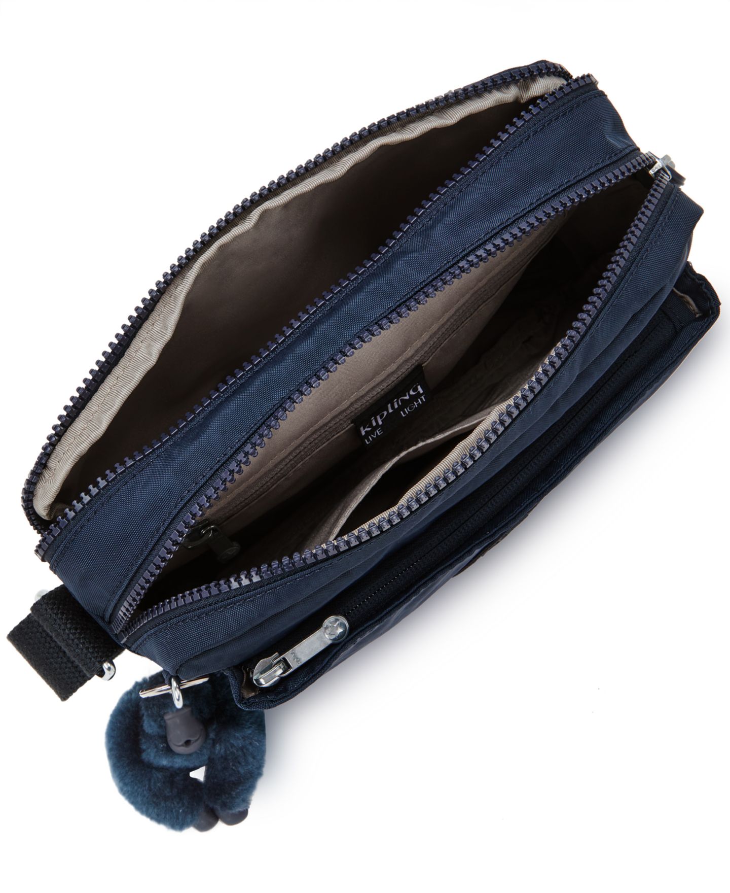 Женская сумка Kipling Abanu Medium Crossbody Handbag, цвет: Синий — фото 4