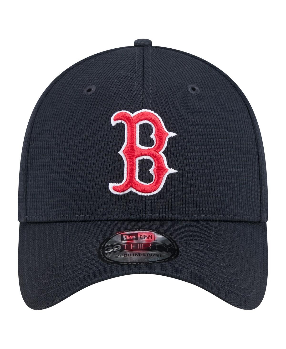 Shop New Era Men's Navy Boston Red Sox Active Pivot 39thirty Flex Hat