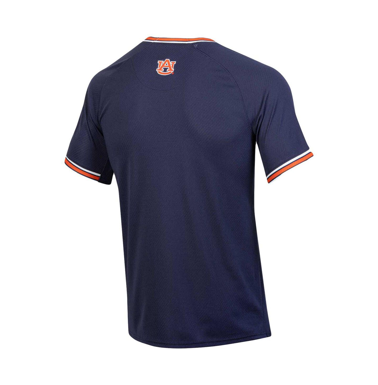 Мужское джерси Under Armour Men's Auburn Tigers Softball V-Neck Jersey, цвет: Белый — фото 4