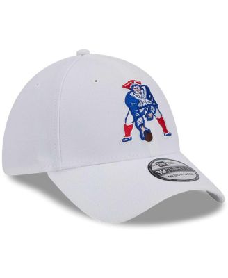 Men's White New England Patriots Throwback 39Thirty Flex Hat