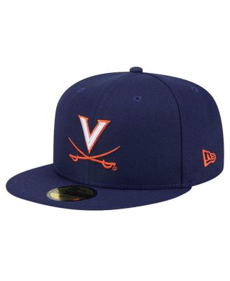 Men's Navy Virginia Cavaliers Throwback 59Fifty Fitted Hat