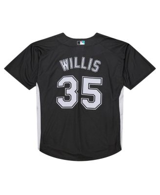 Mitchell Ness Men's Dontrelle Willis Black Florida Marlins Cooperstown Collection 2007 Batting Practice Jersey