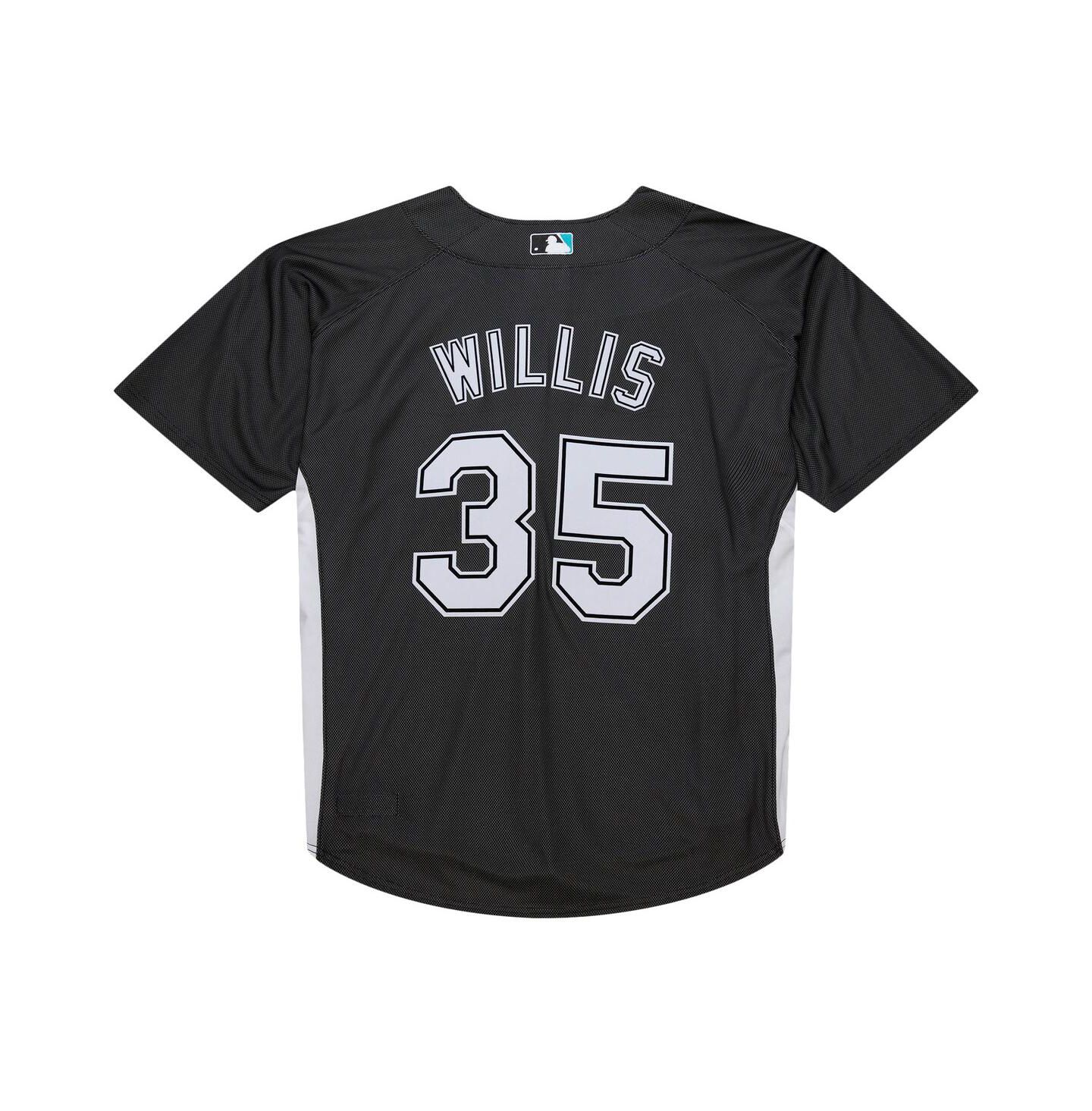 Мужской топ Mitchell & Ness Mitchell Ness Dontrelle Willis Black Florida Marlins Cooperstown Collection 2007 Batting Practice Jersey — фото 2