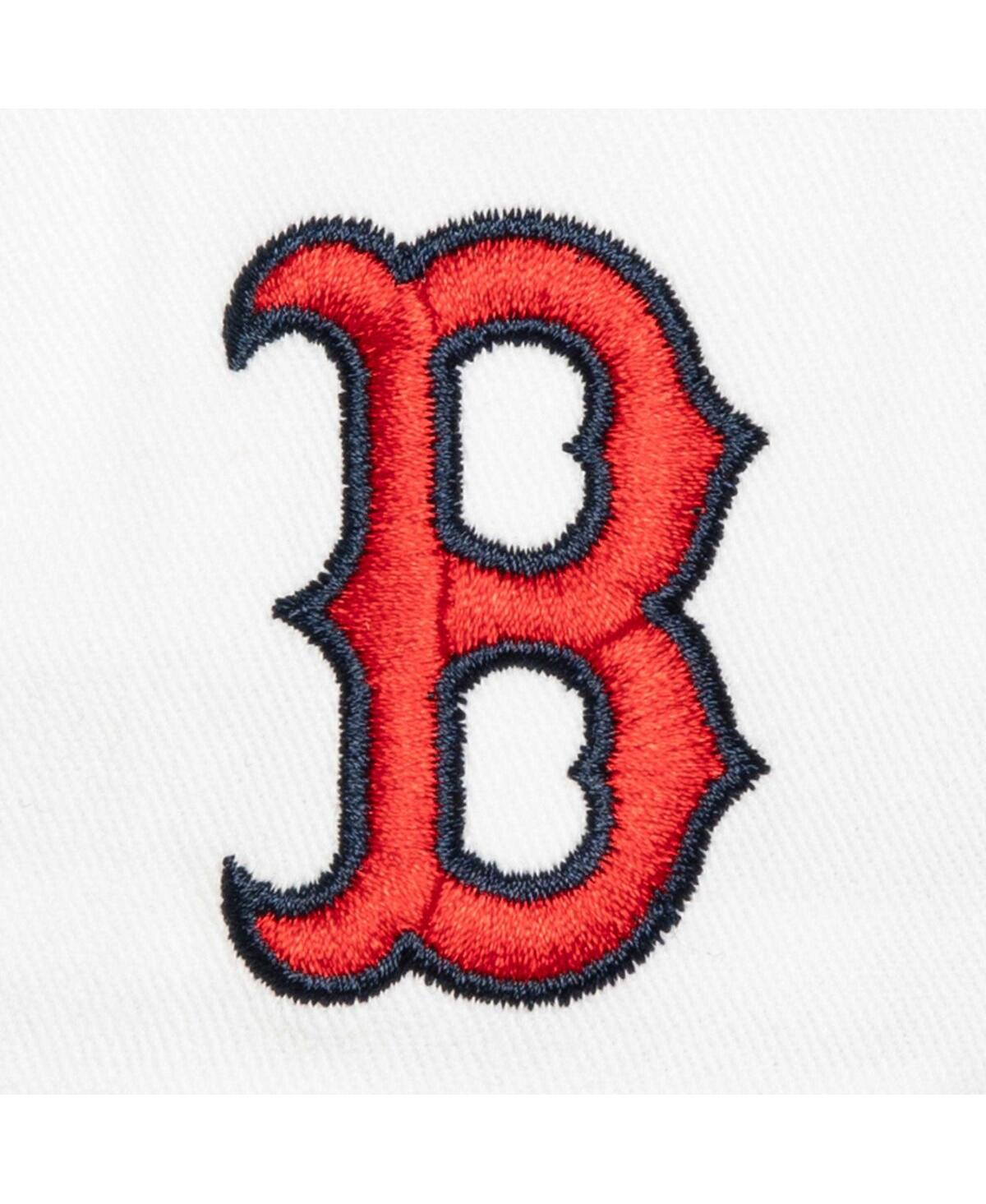 Mitchell Ness Men'sBoston Red Sox Cooperstown Collection Tail Sweep Pro Snapback Hat - White
