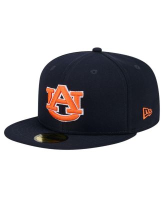 Men's Navy Auburn Tigers Throwback 59Fifty Fitted Hat