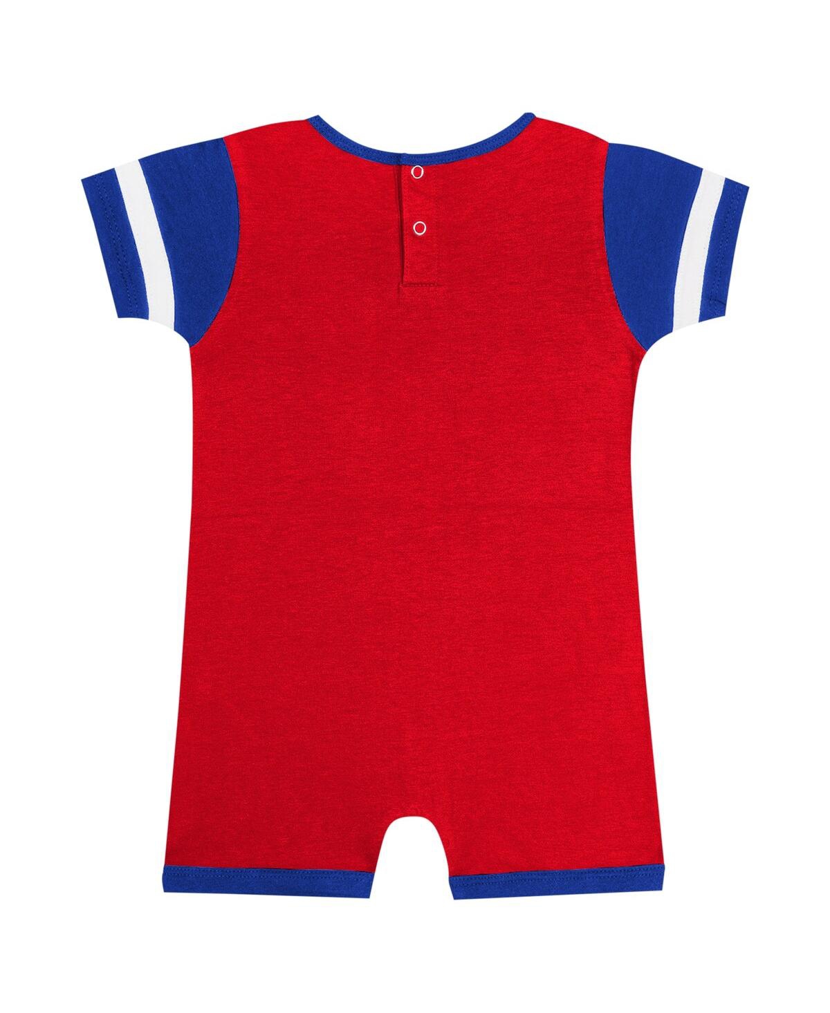Outerstuff Newborn Infant Fanatics BrandedTexas Rangers Fast Pitch Romper - Red