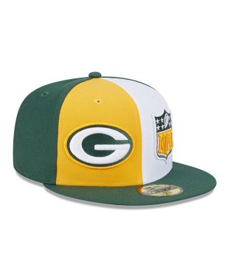 Men's Gold/Green Green Bay Packers 2023 Sideline 59Fifty Fitted Hat
