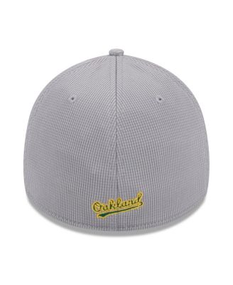 Men's Gray Oakland Athletics Active Pivot 39Thirty Flex Hat
