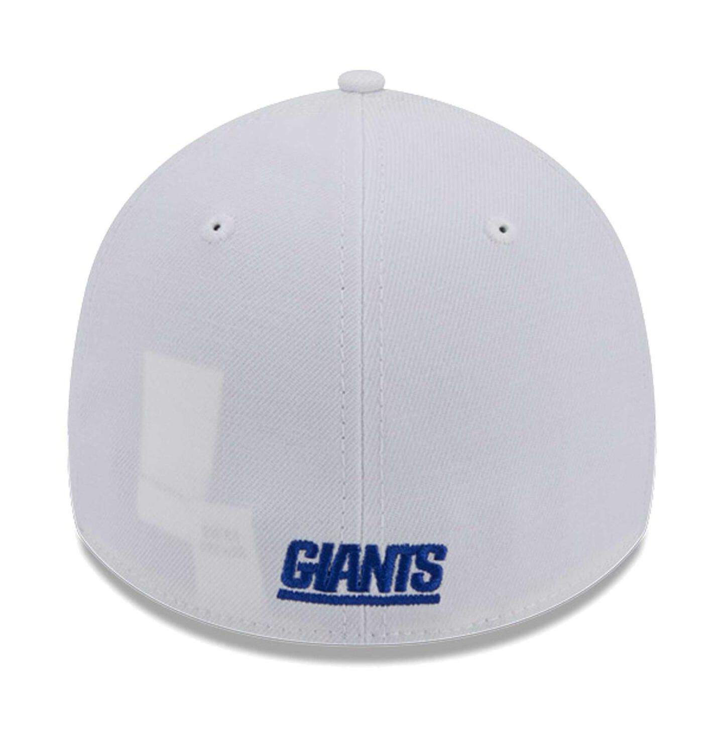 Мужская бейсболка New Era 39THIRTY Flex New York Giants Main, White — фото 3