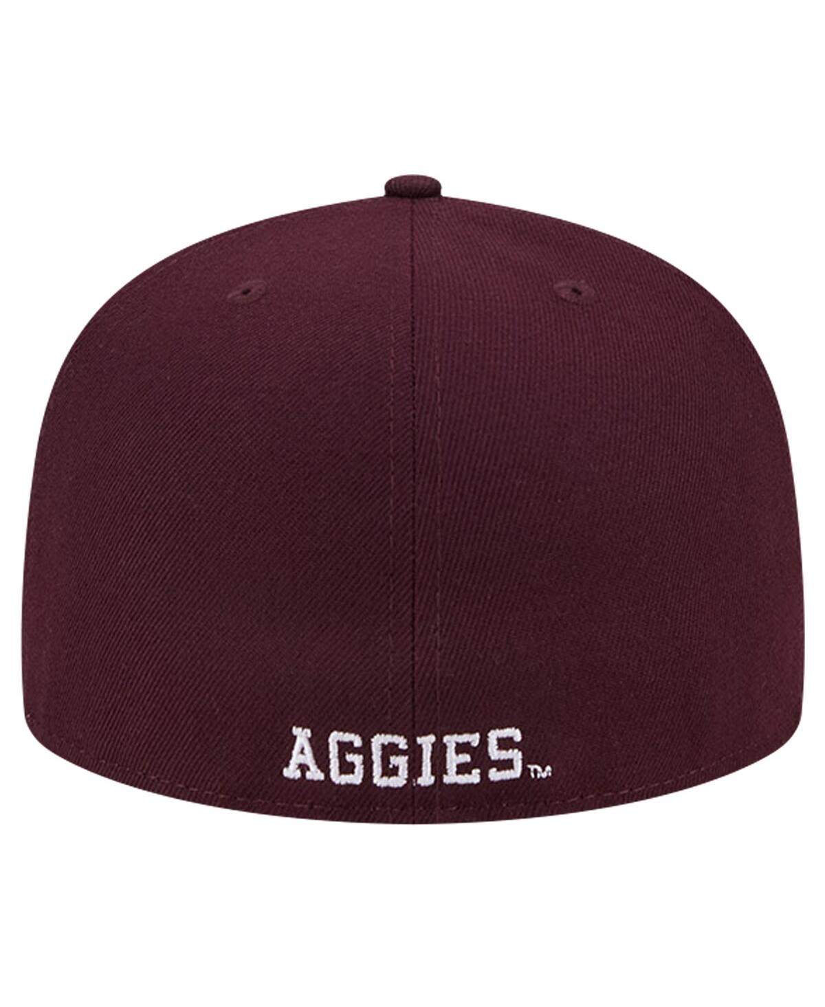Shop New Era Men's Maroon Texas A M Aggies Throwback 59fifty Fitted Hat