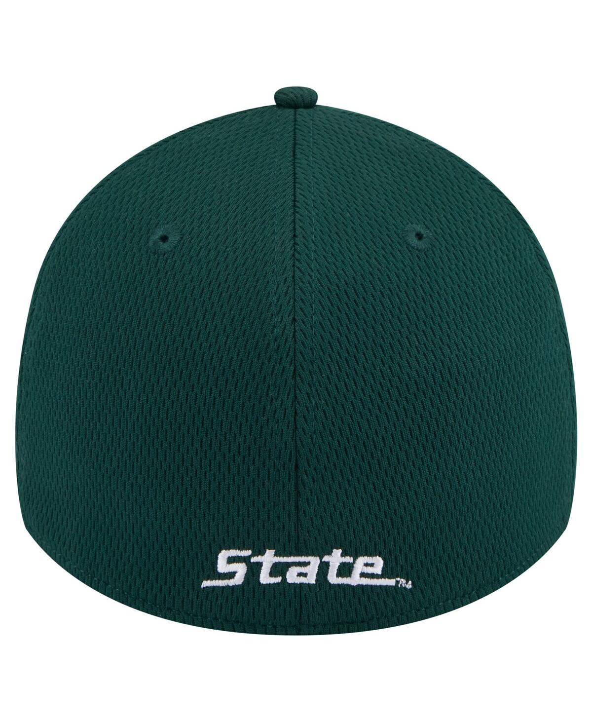 New Era Green Michigan State Spartans Active Slash Sides 39thirty Flex Hat In Green