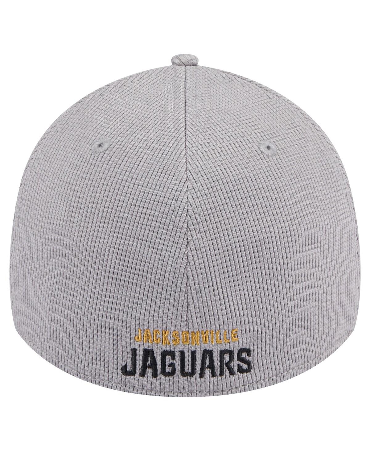 Shop New Era Men's Gray Jacksonville Jaguars Active 39thirty Flex Hat