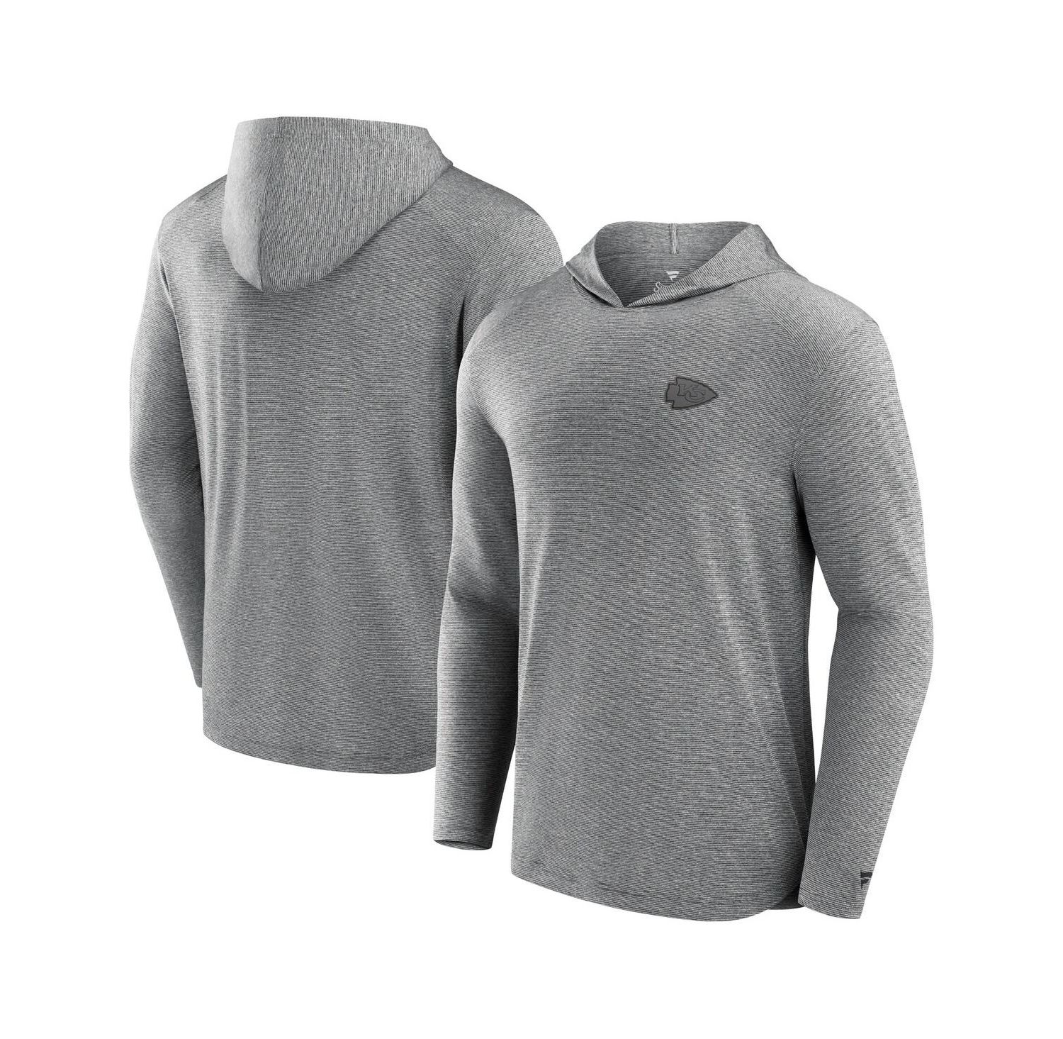 Men's Black Kansas City Chiefs Front Office Tech Lightweight Hoodie T-Shirt