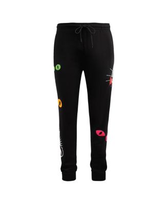 Men's Black Looney Tunes Taz Dracula Jogger Pants