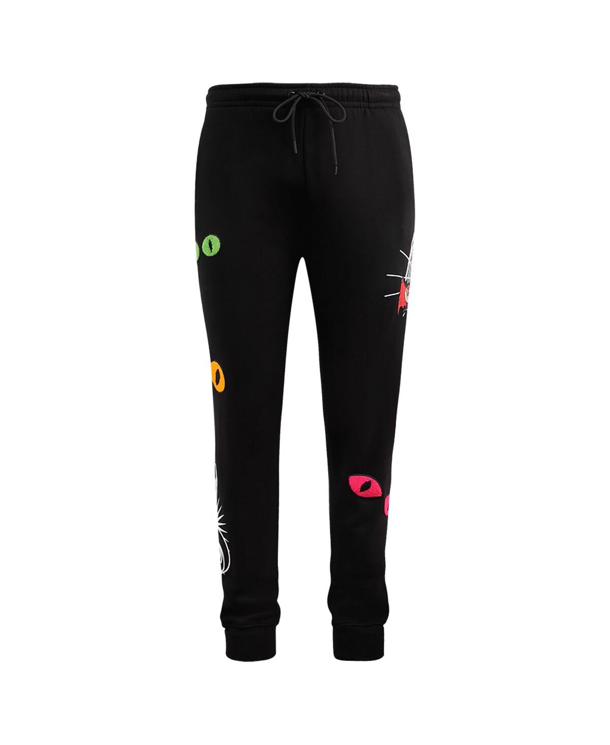 Freeze Max Men's Black Looney Tunes Taz Dracula Jogger Pants In Black
