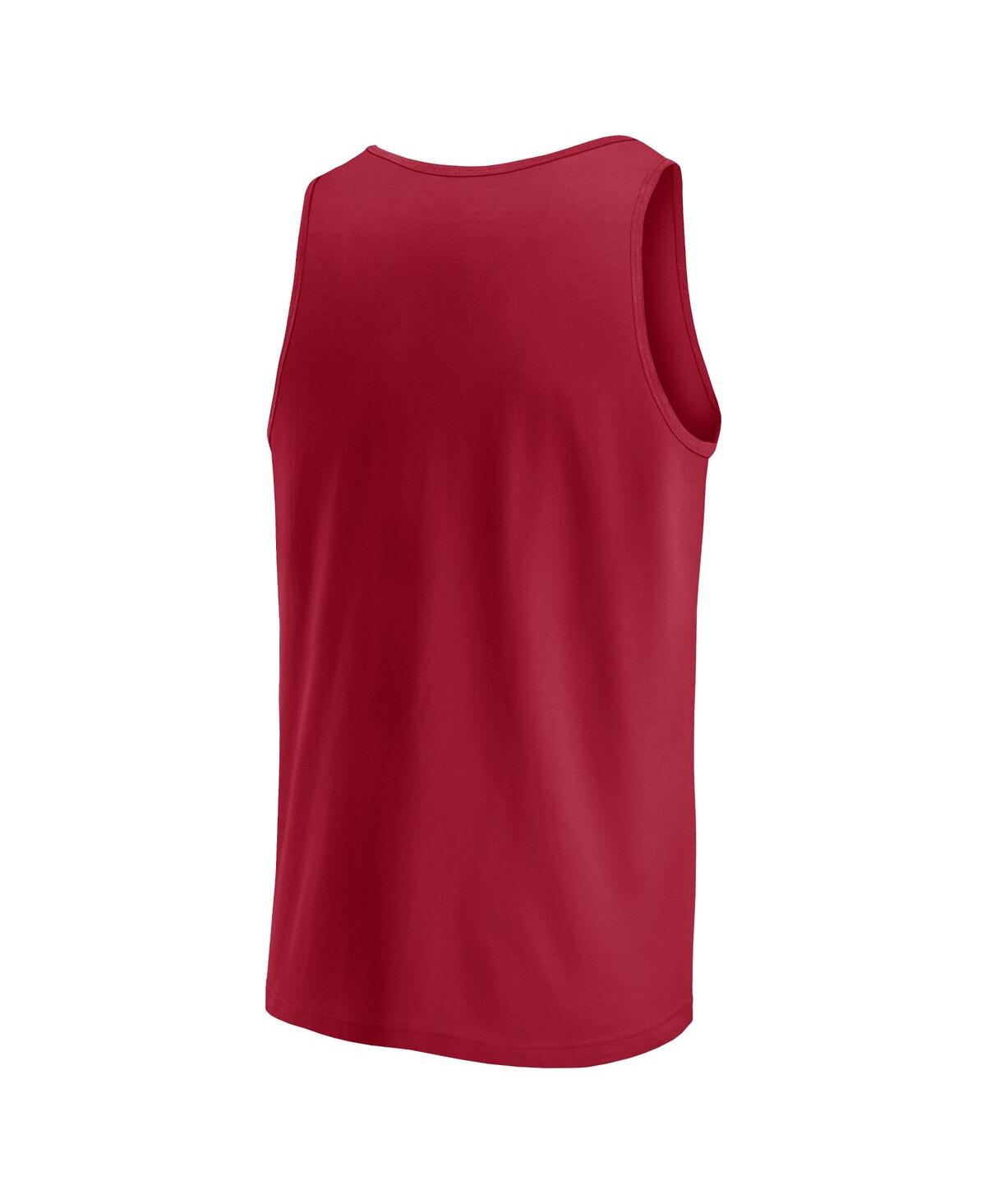 Fanatics Branded Men's Crimson Alabama Crimson Tide Wild Game Tank Top In Bc,bcs