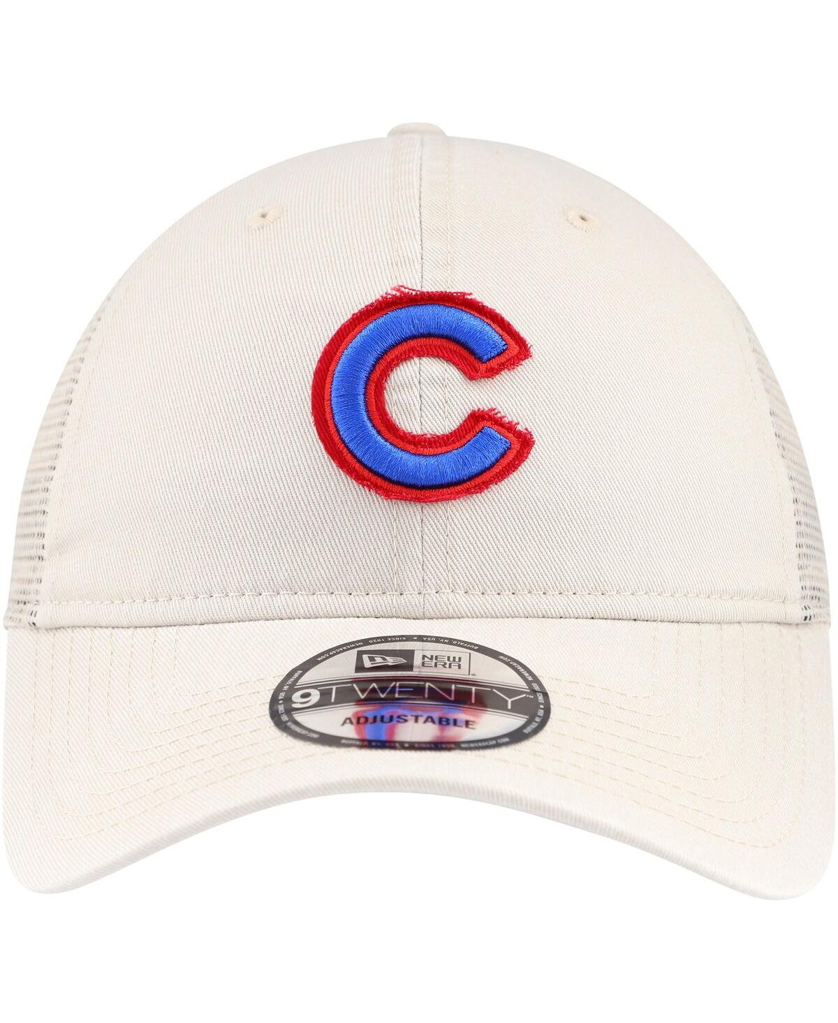 Shop New Era Men's Stone Chicago Cubs Game Day 9twenty Adjustable Trucker Hat