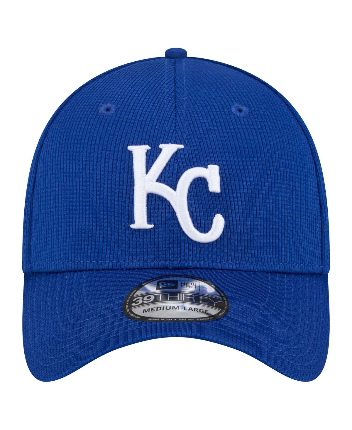 Shop New Era Men's Royal Kansas City Royals Active Pivot 39thirty Flex Hat