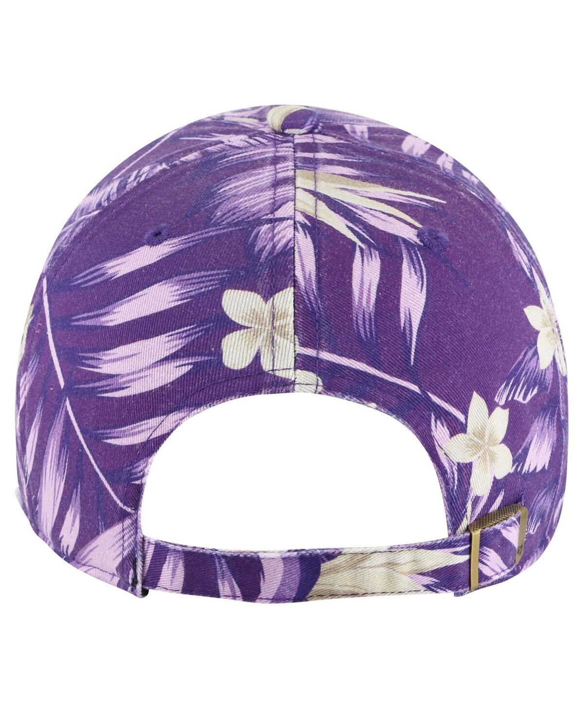 Shop 47 Brand 47 Men's Purple Phoenix Suns Tropicalia Floral Clean Up Adjustable Hat