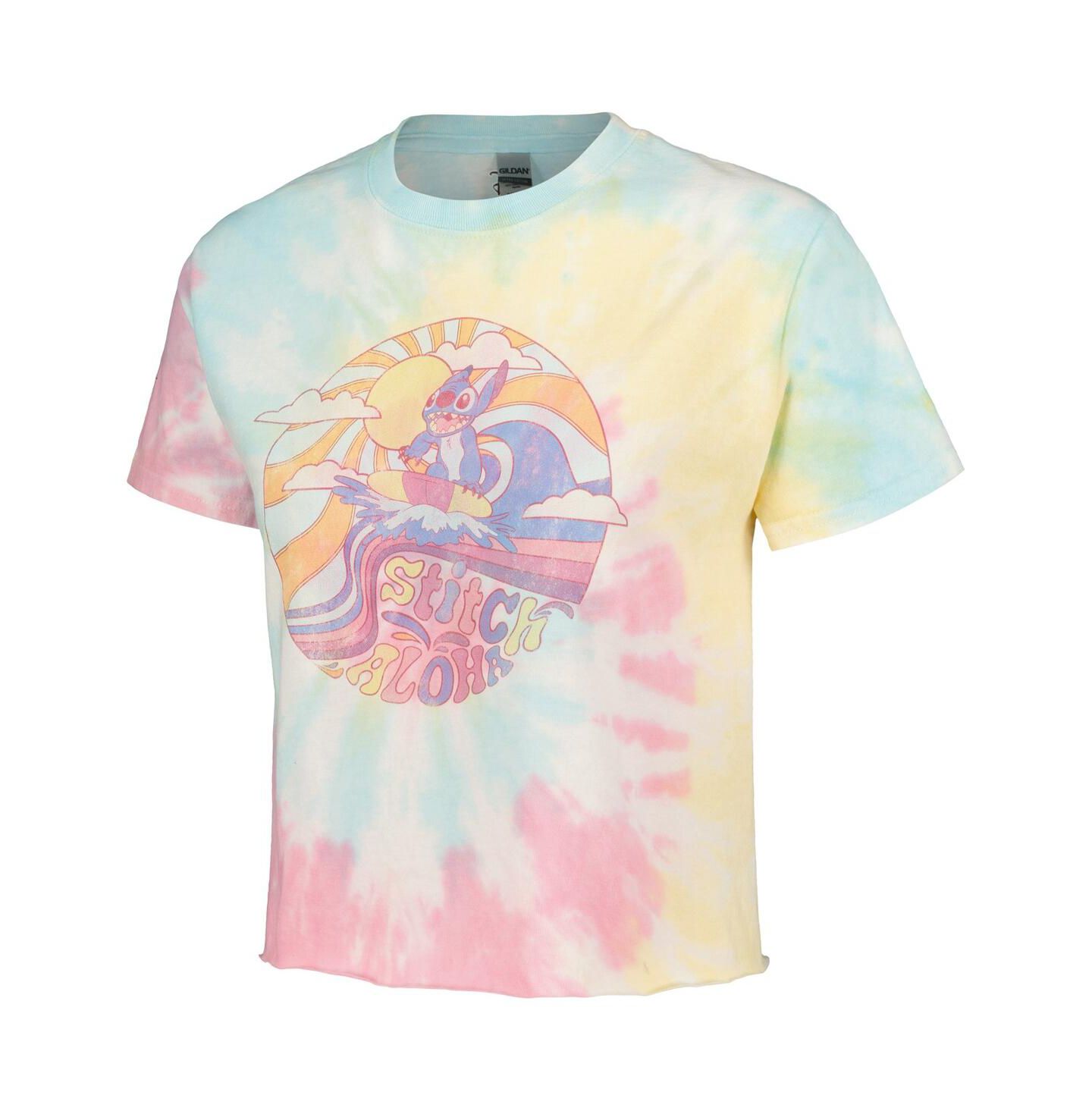 Футболка Mad Engine Unisex Blue Lilo and Stitch Stitch Colorful Tie-Dye — фото 2