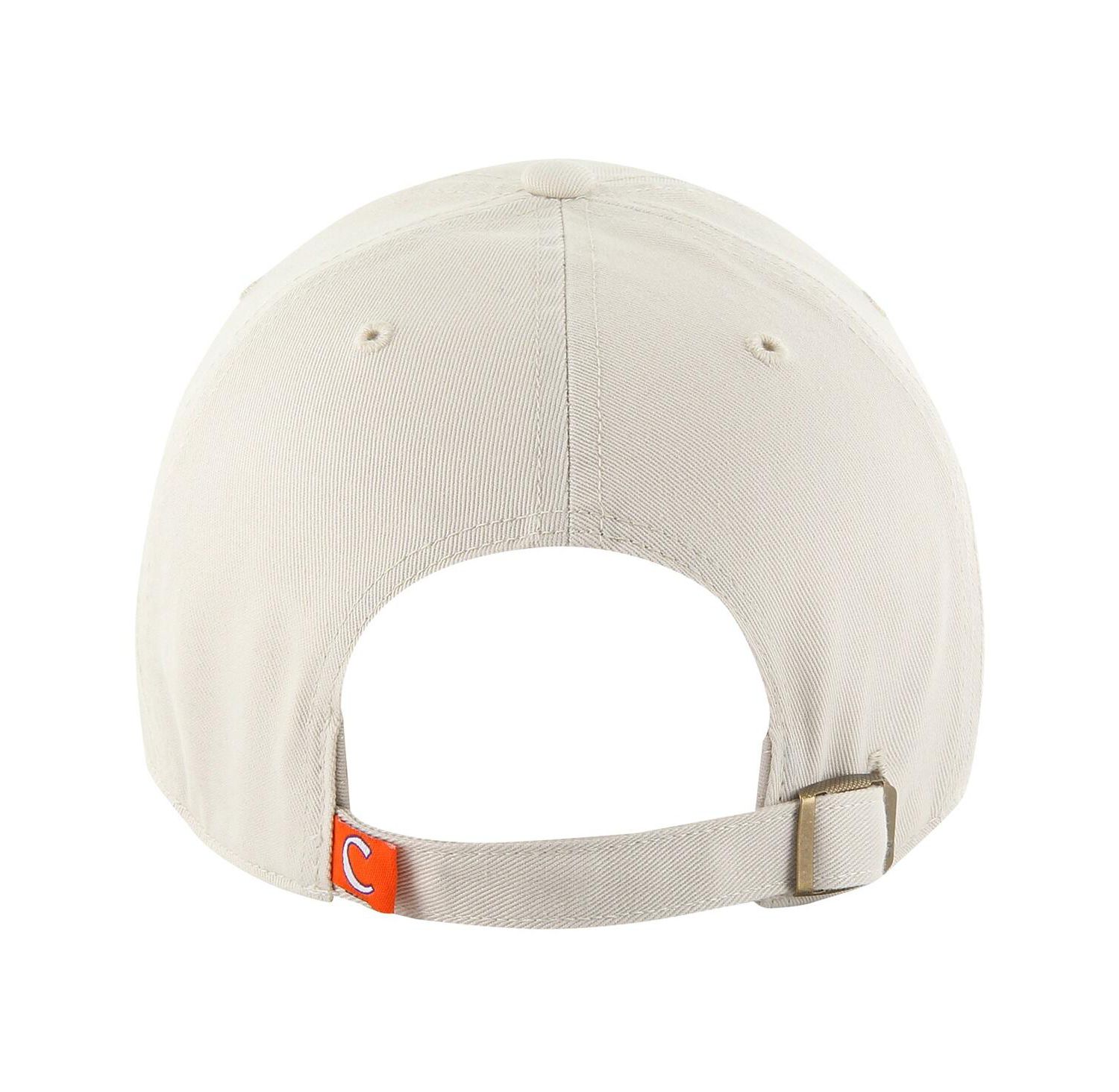 47 Men's Cream Clemson Tigers Vintage-Like Clean Up Adjustable Hat
