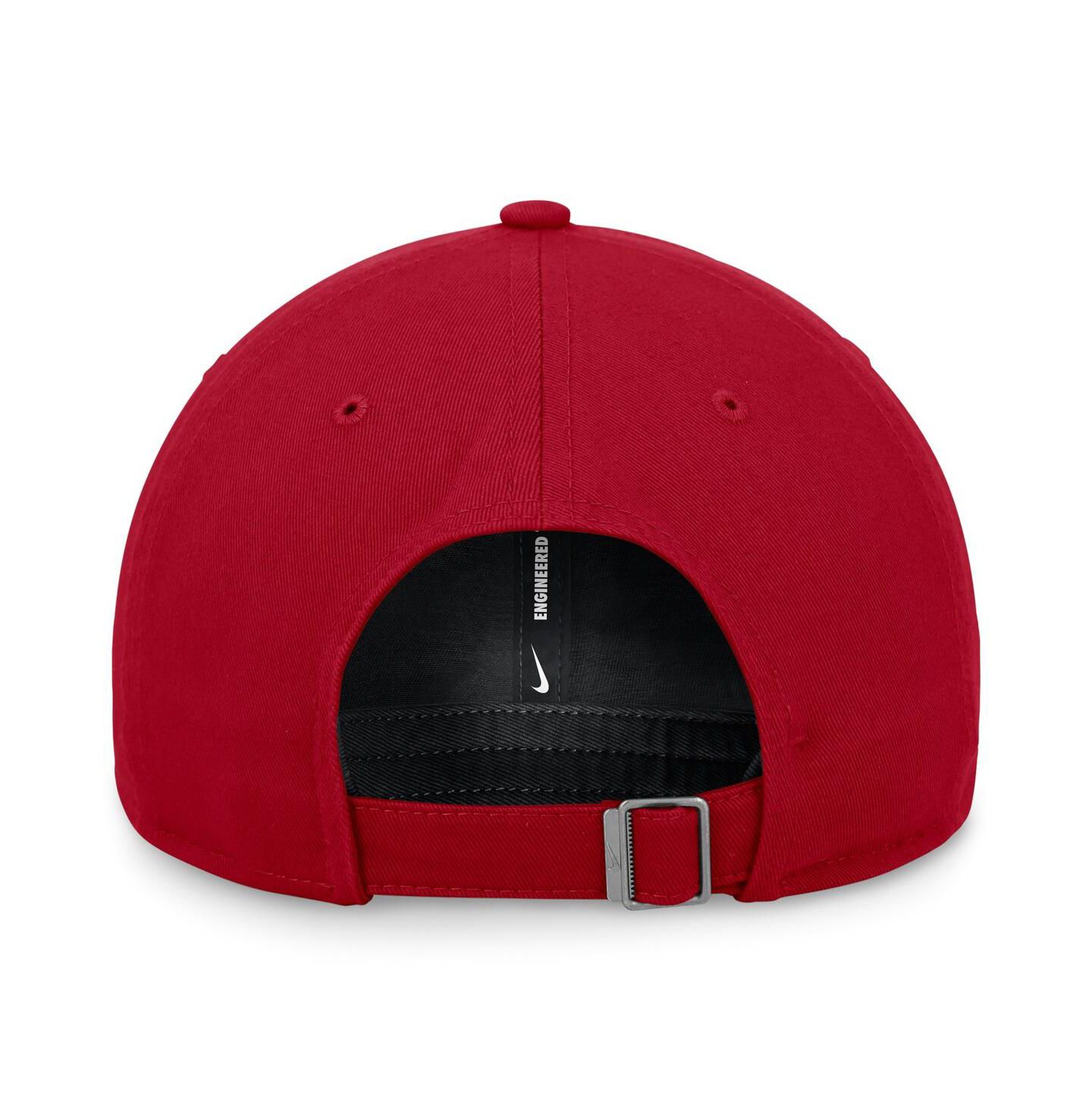 Мужская кепка Nike Red Washington Nationals Evergreen Club Adjustable Hat — фото 4