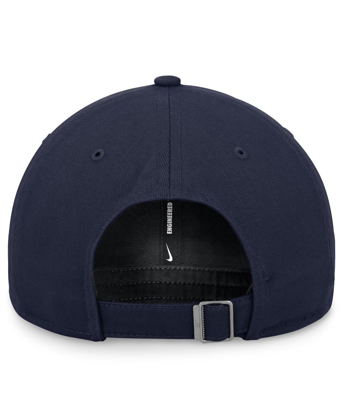 Nike Men's Navy Houston Astros Evergreen Club Adjustable Hat In Collegenvy