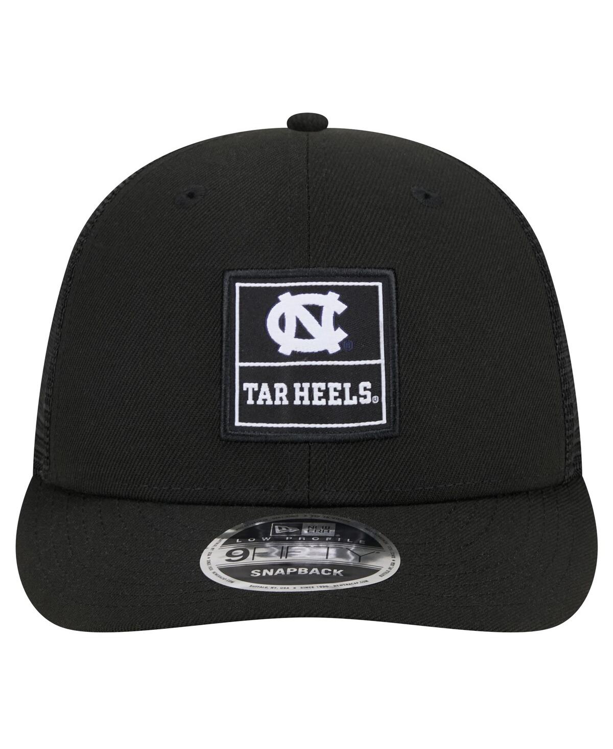 Shop New Era Men's Black North Carolina Tar Heels Labeled 9fifty Snapback Hat