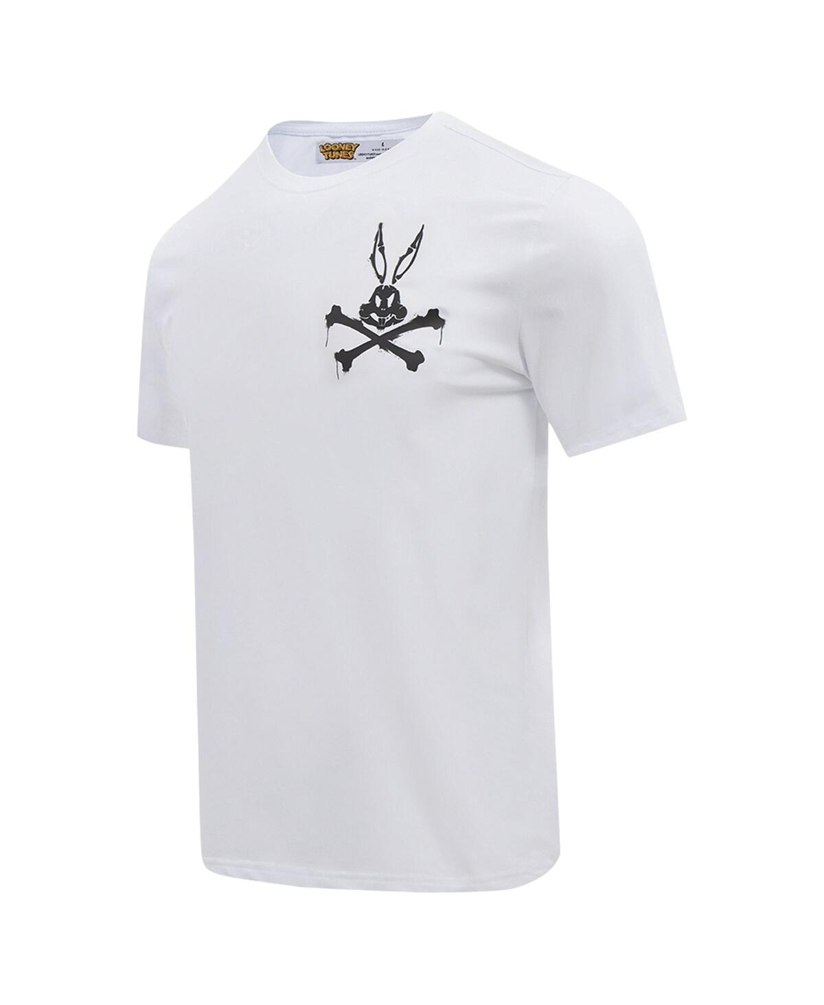 Freeze Max Men's Bugs BunnyLooney Tunes Melted Skeleton T-Shirt - White
