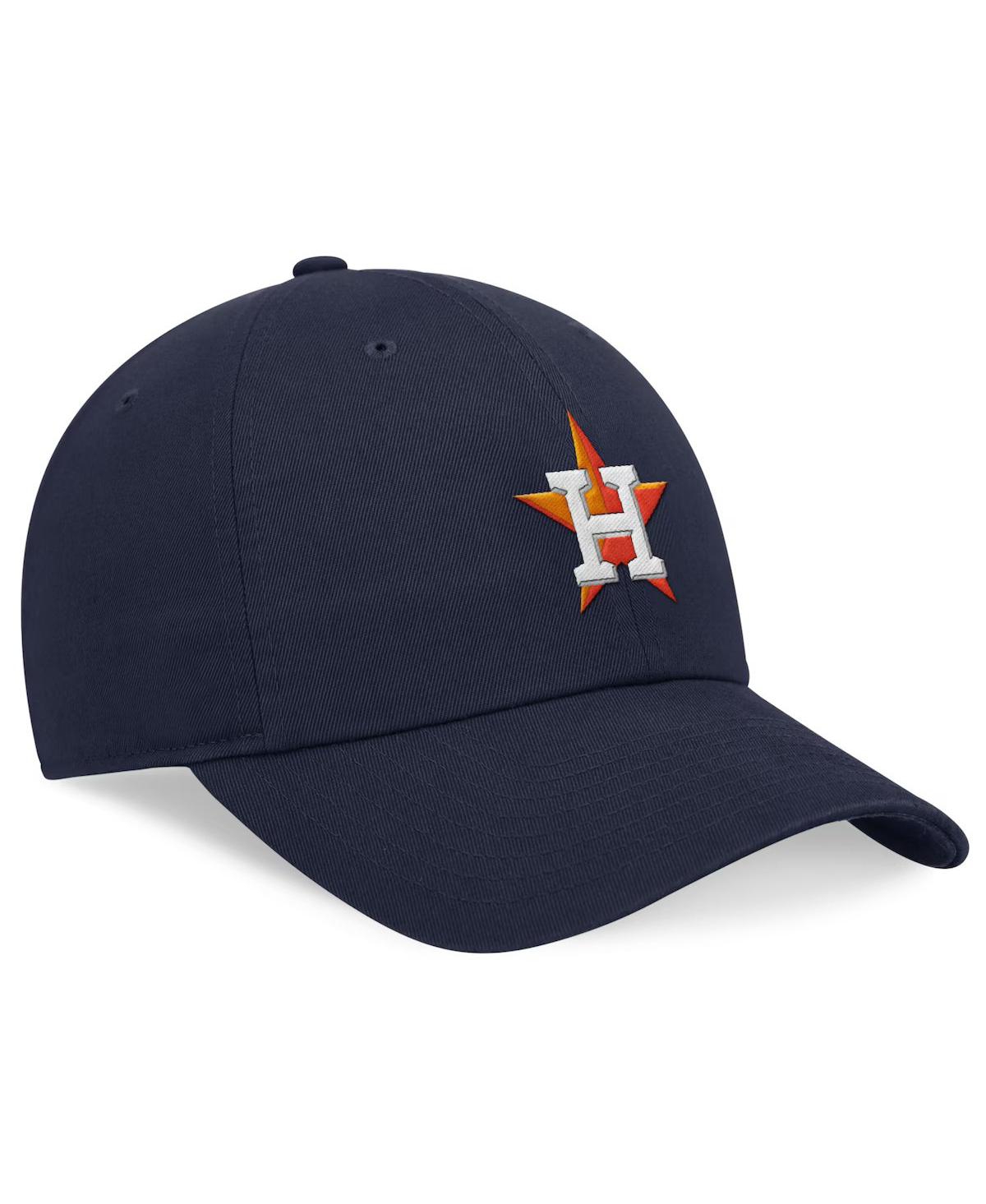Nike Men's Navy Houston Astros Evergreen Club Adjustable Hat In Collegenvy