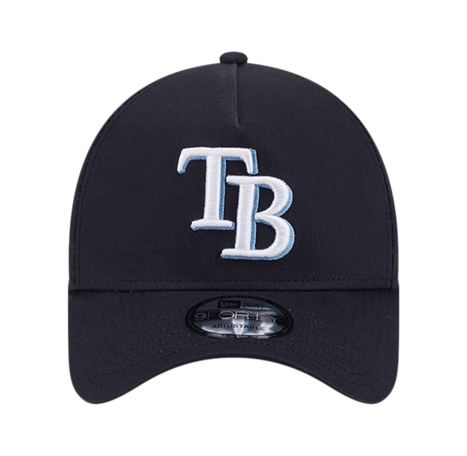Men's Navy Tampa Bay Rays Team Color A-Frame 9Forty Adjustable Hat