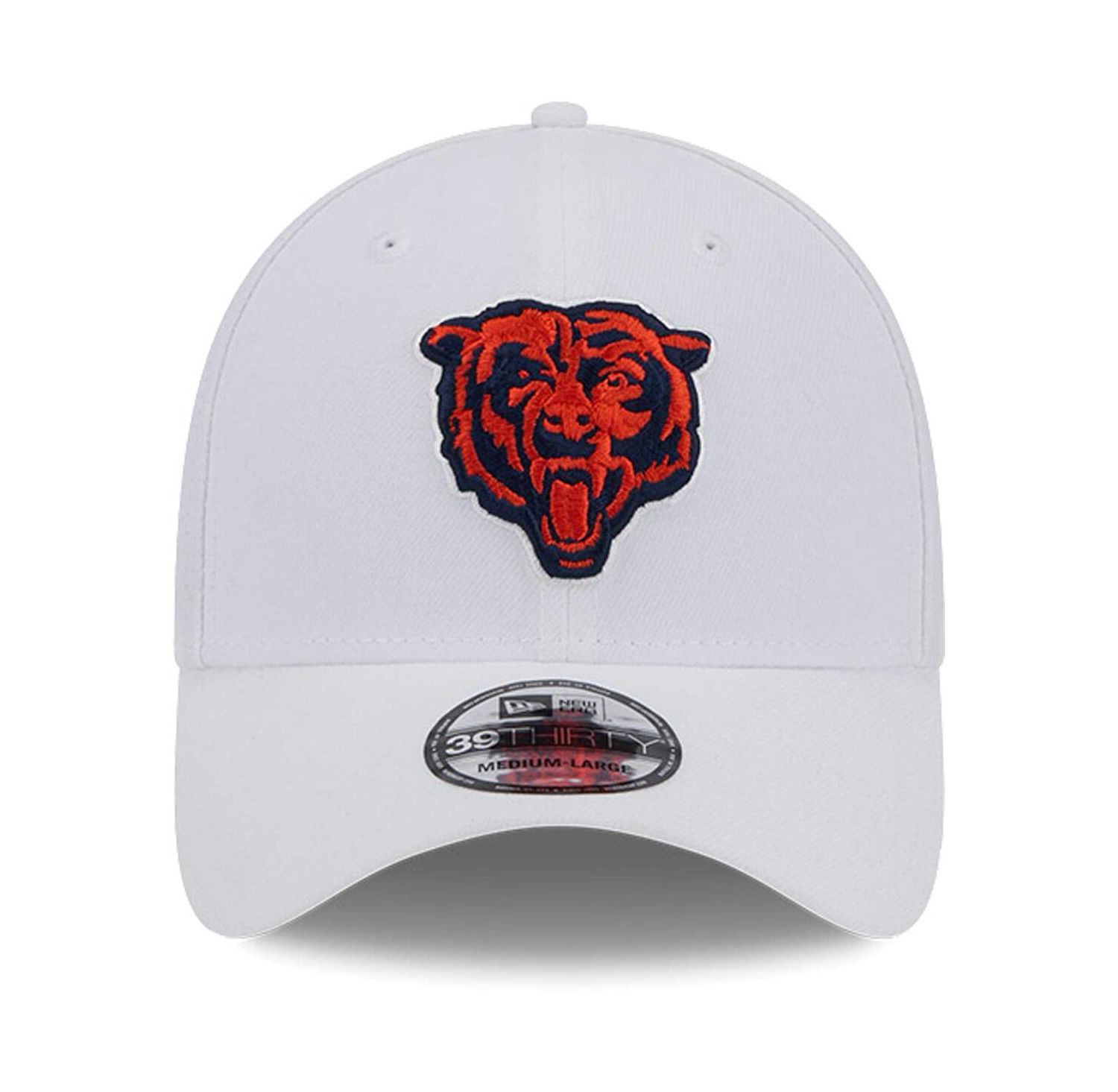 Men's White Chicago Bears Main 39Thirty Flex Hat