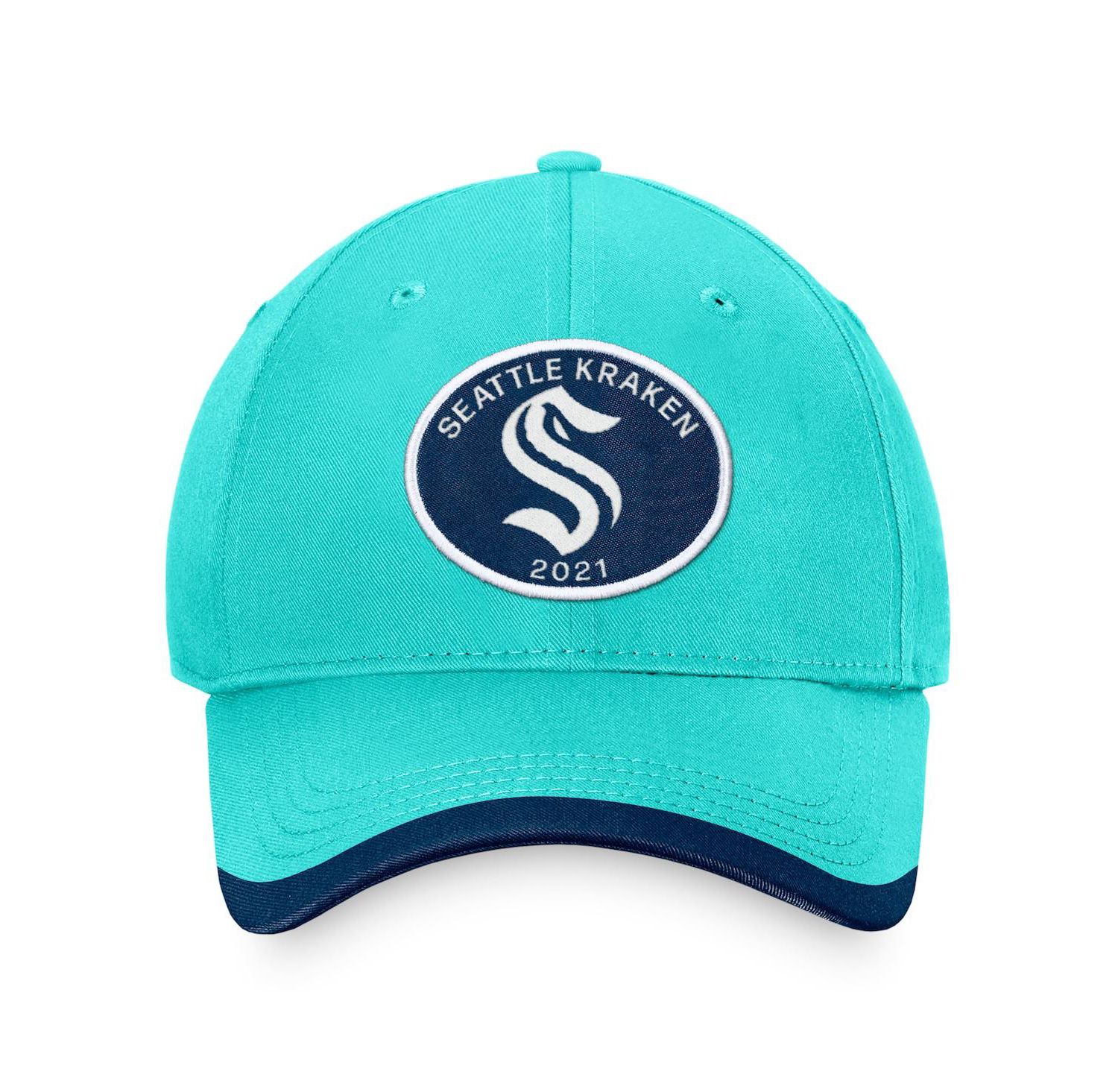 Branded Men's Light Blue Seattle Kraken Fundamental Adjustable Hat