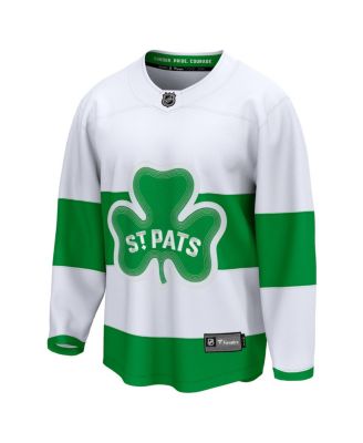 Branded Men's White Toronto Maple Leafs St. Patricks Alternate Premier Breakaway Jersey