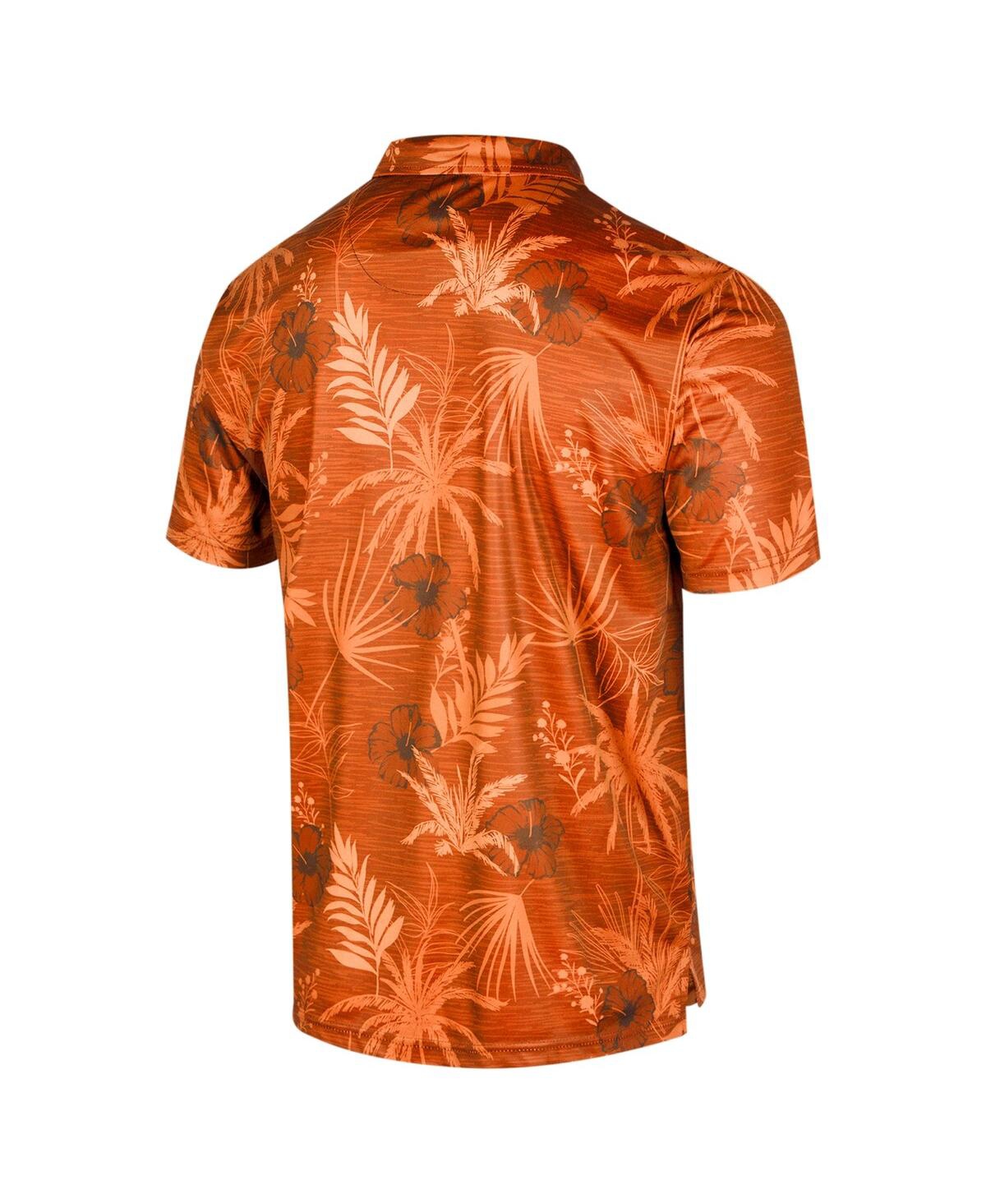 Shop Colosseum Men's Orange Clemson Tigers Big & Tall Palms Polo