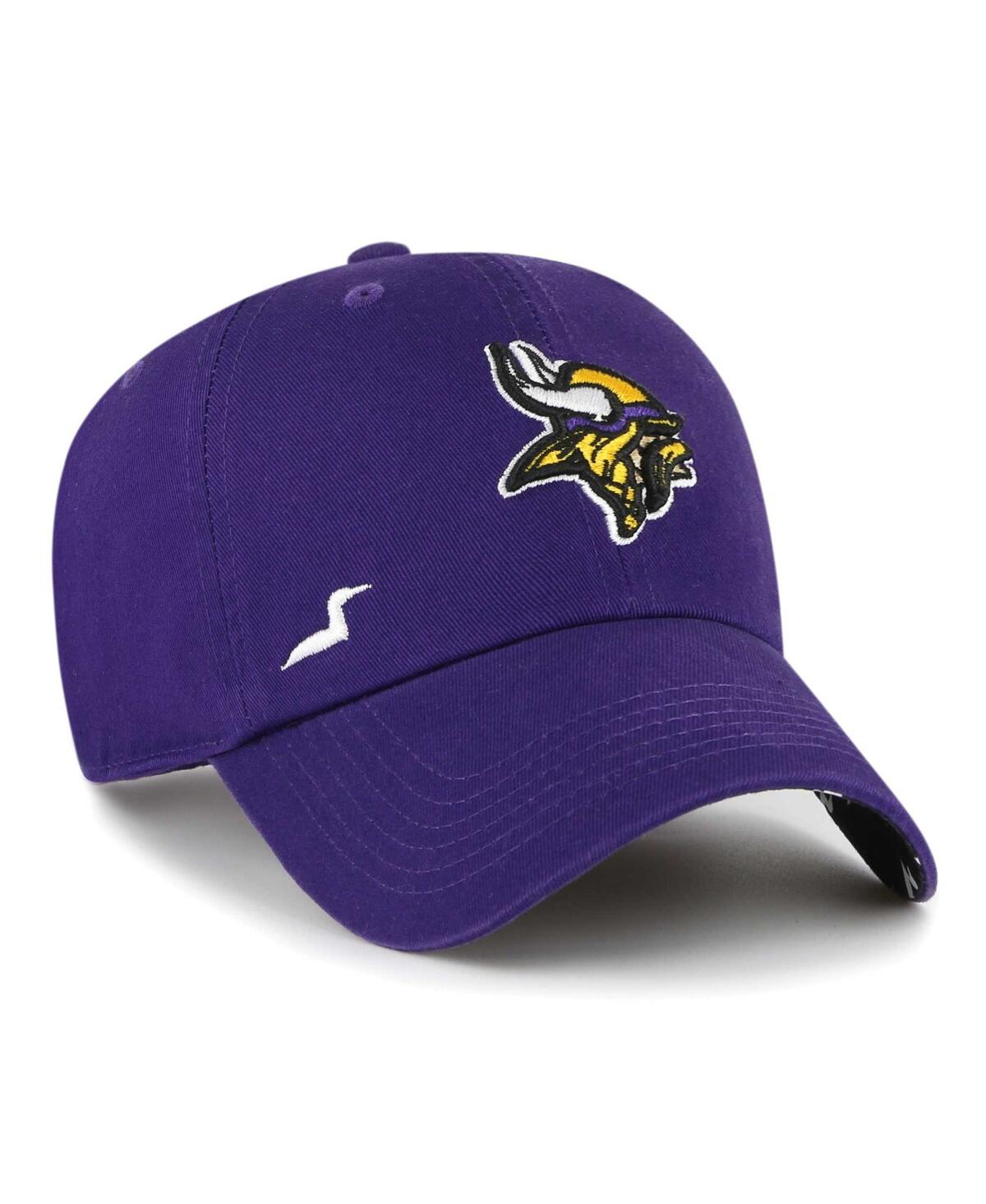 47 Women's Purple Minnesota Vikings Confetti Icon Clean Up Adjustable Hat - Purple