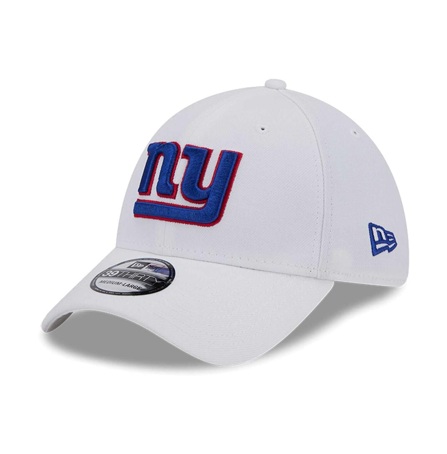 Мужская бейсболка New Era 39THIRTY Flex New York Giants Main, White — фото 1