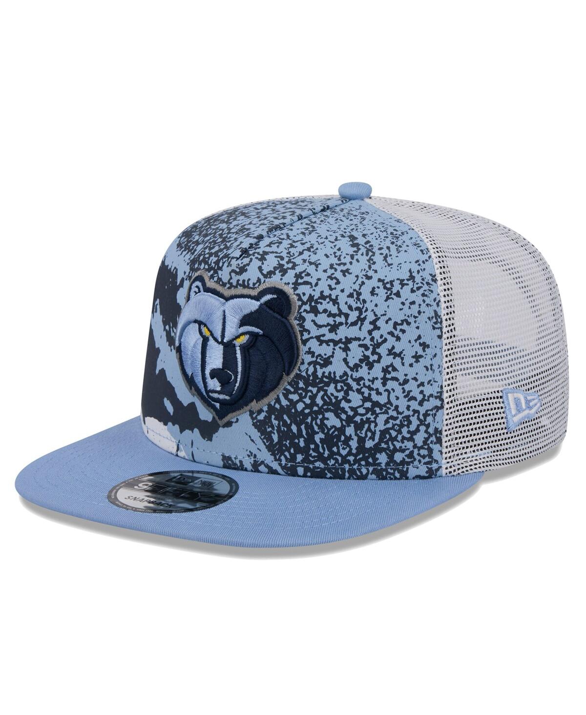 Men's Light Blue Memphis Grizzlies Court Sport Speckle 9Fifty Snapback Hat - Light Blue