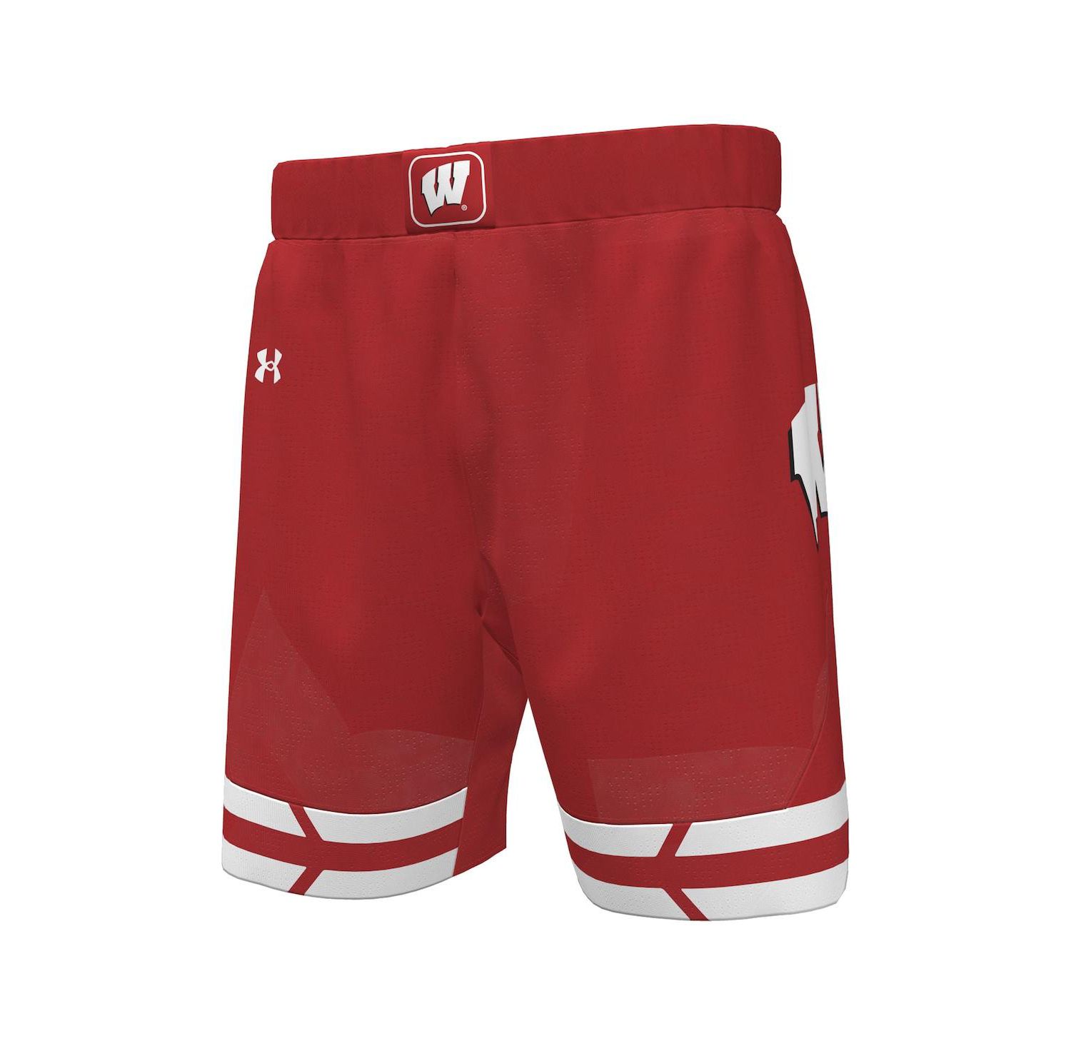 Men's Red Wisconsin Badgers Replica Basketball Shorts