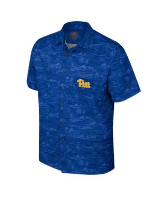 Men's Royal Pitt Panthers Ozark Button-Up Shirt
