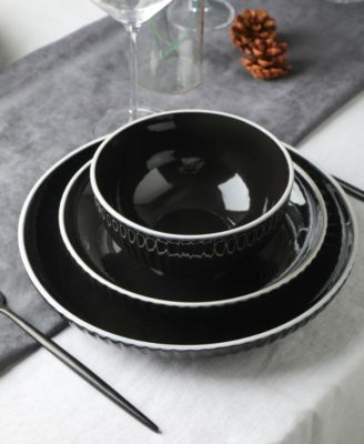 Lustra 32 Pc. Dinnerware Set, Service for 8