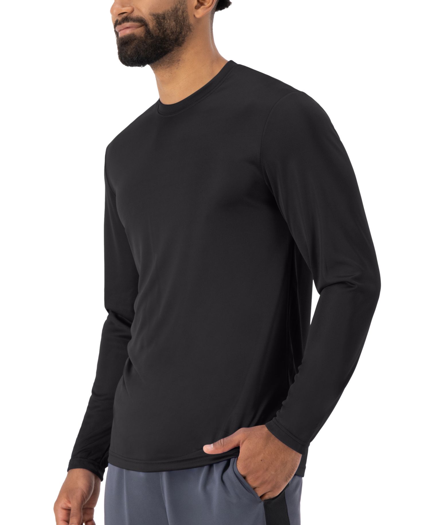 Sport Men's Cool DRI Performance Long Sleeve T-Shirt, 2-Pack