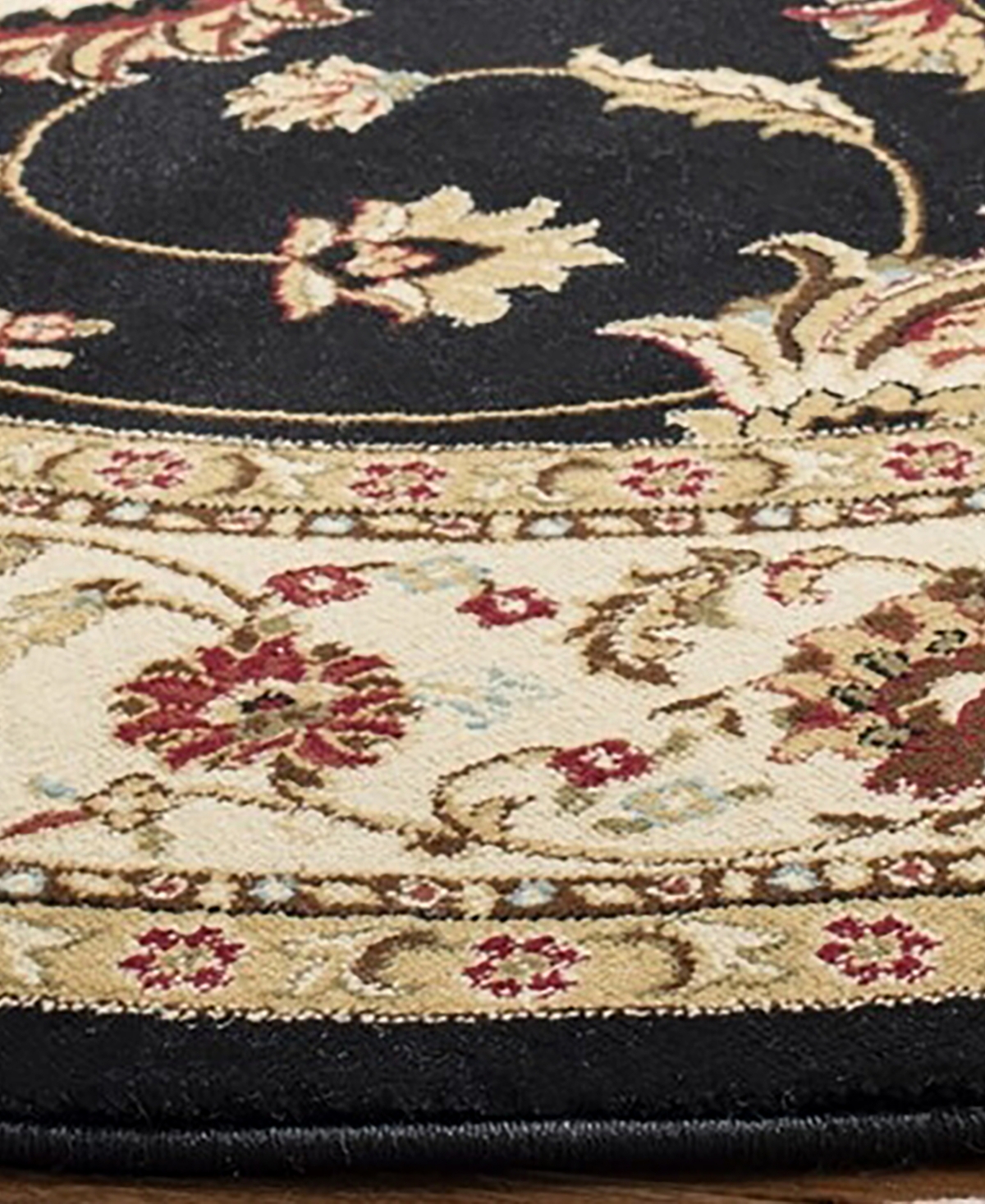 Safavieh Lyndhurst LNH553 Black and Ivory 5'3