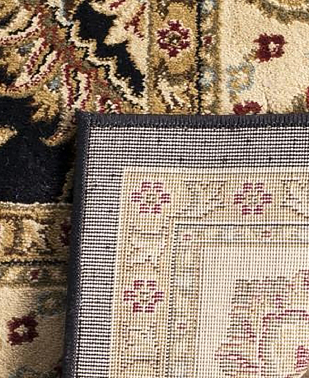 Safavieh Lyndhurst LNH553and Ivory Area Rug - Black